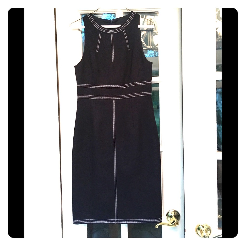 Navy David Meister dress!